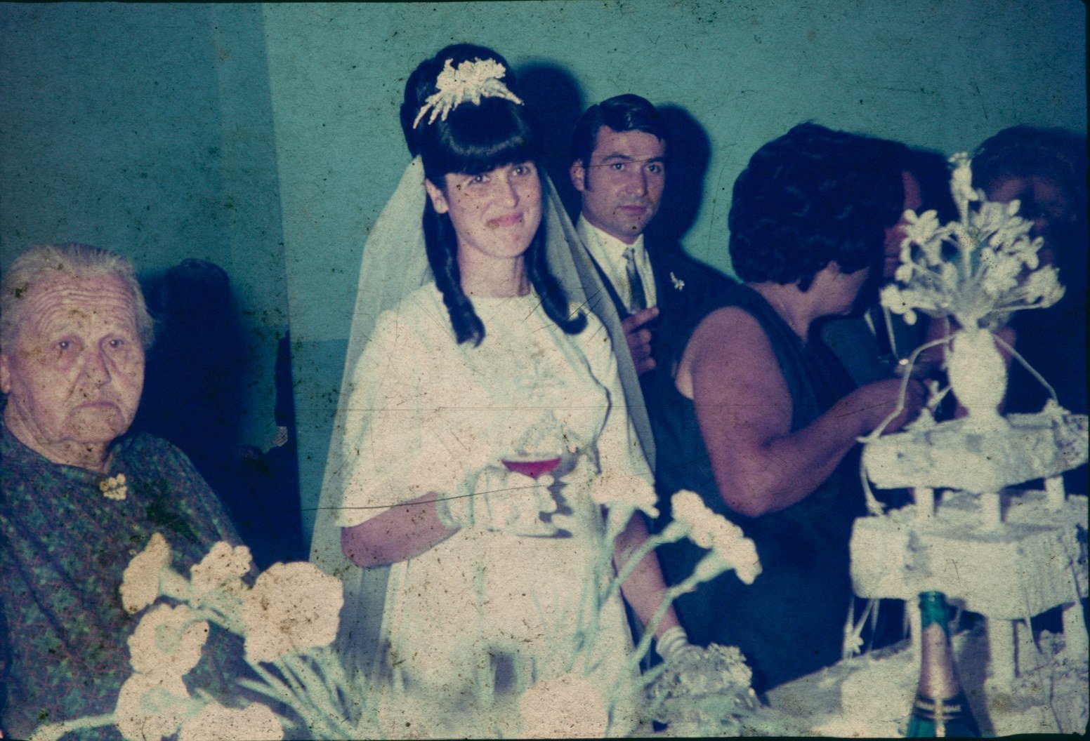 Original de una fotografía de casamiento
