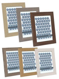 Portarretratos Vértigo PF-509, madera clásica